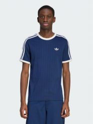 Adidas T-Shirt Drop Needle 3 Stripes Tee KS7448 Granatowy Regular Fit. Niebieskie krótkie spodenki sportowe męskie Adidas, l, bez wzorów, z bawełny. Za 148.99 zł.