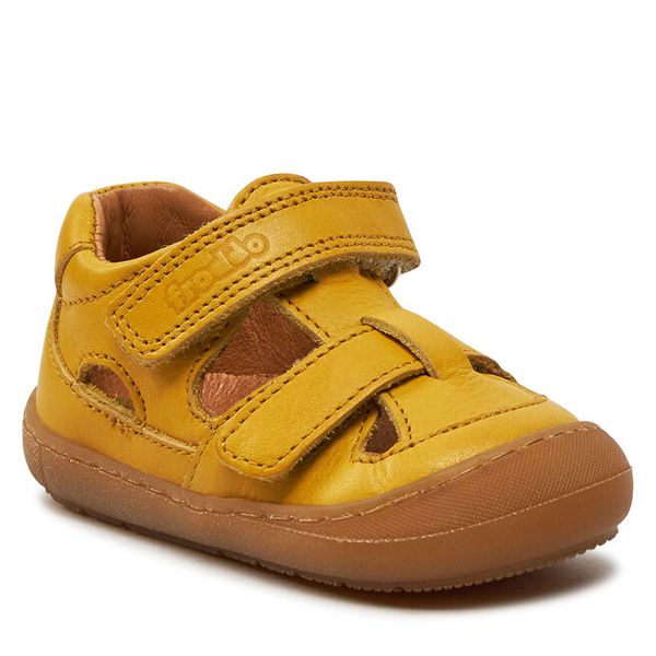 Sandały Froddo. Żółte sandały chłopięce Froddo, bez zapięcia. Za 249.99 zł.