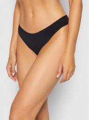 Hanro Stringi Invisible 1225 Czarny. Czarne stringi damskie Hanro, s, bez wzorów, z bawełny. Za 49.99 zł.