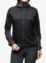 Kurtka ocieplana damska Inov-8 Performance Hybrid Jacket. Czarne kurtki damskie Inov-8, m, bez wzorów, z syntetyku, bez kaptura, do biegania, primaloft. Za 885.49 zł.