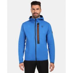 Bawełniana bluza z kapturem dla aktywnych Kilpi OKAMPOS-M. Niebieskie bluzy męskie Kilpi, m, bez wzorów, z bawełny, z kapturem. Za 267.13 zł.