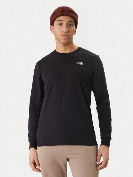 The North Face Longsleeve Evolution Simple Dome NF0A8EU3 Czarny Regular Fit. Czarne bluzki z długim rękawem męskie The North Face, m, bez wzorów, z bawełny, bez kołnierzyka. Za 143.00 zł.