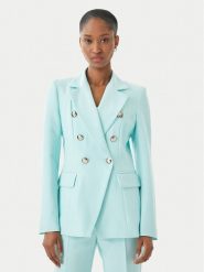 Maryley Marynarka 26EB139/43AC Turkusowy Regular Fit. Niebieskie żakiety damskie Maryley, m, bez wzorów, z syntetyku. Za 579.99 zł.