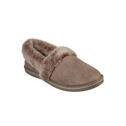 Espadryle damskie Skechers Cozy Campfire. Brązowe espadryle damskie Skechers, bez wzorów, bez obcasa, bez zapięcia. Za 204.50 zł.