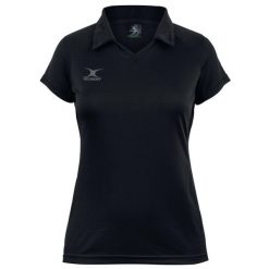 Damska koszulka polo Gilbert Eclipse. Czarne koszulki sportowe damskie gilbert, xs, bez wzorów, z materiału, bez kołnierzyka, bez ramiączek, na fitness i siłownię. Za 250.00 zł.