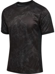 Hummel Lekka koszulka treningowa hmlBLAZE CLUB 26 – BLACK/ASPHALT. Czarne koszulki sportowe damskie Hummel, m, bez wzorów, z materiału, bez kołnierzyka, bez ramiączek, na fitness i siłownię. Za 147.50 zł.