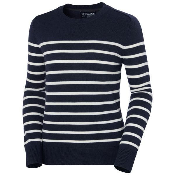 Damski sweter z wełny Helly Hansen. Niebieskie swetry damskie Helly Hansen, na zimę, bez wzorów, z wełny, sportowe, bez kołnierzyka, bez ramiączek, bez kaptura. Za 665.00 zł.