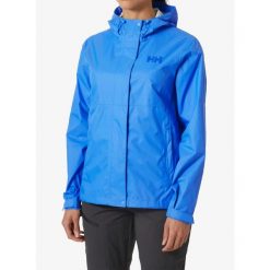 Kurtka przeciwdeszczowa damska Helly Hansen W Loke Jacket 2.0. Niebieskie kurtki sportowe damskie Helly Hansen, bez wzorów, bez kaptura, trekkingowe. Za 553.50 zł.