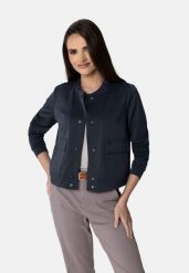 Lekka kurtka typu bomberka J-KALIA. Kurtki damskie Volcano, xs, bez wzorów, z elastanu, bez kaptura. Za 229.99 zł.