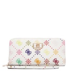 Portfel Guess. Białe portfele damskie Guess, z aplikacjami. Za 339.99 zł.