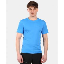 Koszulka Kilpi Groovy. Niebieskie koszulki sportowe męskie Kilpi, m, bez wzorów, bez kołnierzyka, bez ramiączek, do biegania. Za 138.03 zł.