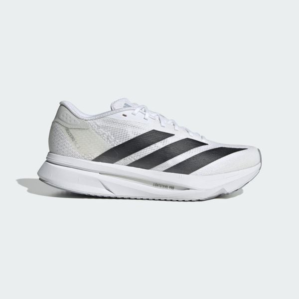 Buty Adizero SL2. Białe obuwie sportowe damskie Adidas, bez wzorów, z gumy, do biegania. Za 561.40 zł.