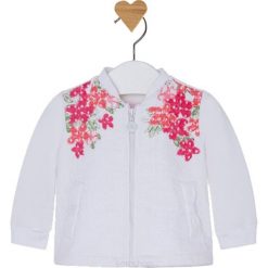 Bluza w kolorze białym. Bluzy dla dziewczynek marki bonprix. W wyprzedaży za 84.95 zł.