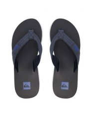 Quiksilver Japonki EO-DUNE CQ10036MDM Granatowy. Niebieskie klapki męskie Quiksilver, ze skóry. Za 109.99 zł.