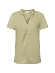Marc O'Polo Bluzka Kobiety Bawełna zielony, 42. Zielone bluzki damskie Marc O'Polo, bez wzorów, z bawełny, bez kołnierzyka, bez ramiączek. Za 139.95 zł.