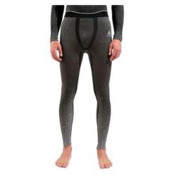Legginsy termoaktywne męskie Odlo BLACKCOMB ECO. Czarne legginsy sportowe męskie Odlo, m, bez wzorów, trekkingowe. Za 316.49 zł.