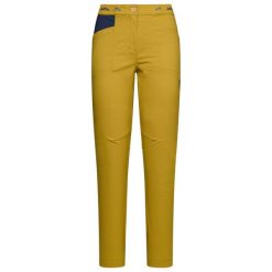 Spodnie damskie wodoodporne i elastyczne La Sportiva MANTRA Savana Night Sky. Żółte spodnie sportowe damskie La Sportiva, s, bez wzorów, z materiału, trekkingowe. Za 480.00 zł.