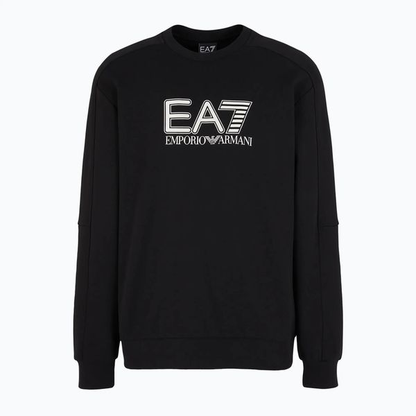 Bluza męska EA7 Emporio Armani Train Visibility T-Top. Czarne bluzy męskie EA7 Emporio Armani, m, bez wzorów, z bawełny, bez kaptura, na fitness i siłownię. Za 239.99 zł.