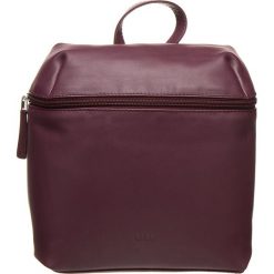 Skórzany plecak "Vora 4" w kolorze śliwkowym - 23 x 27 x 12 cm. Brązowe plecaki damskie marki BREE, z materiału. W wyprzedaży za 341.95 zł.