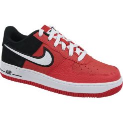Buty Nike Air Force 1 LV8 1 Gs W AV0743-600. Czarne obuwie sportowe damskie Nike, bez wzorów, z materiału, Adidas Advantage. W wyprzedaży za 429.00 zł.