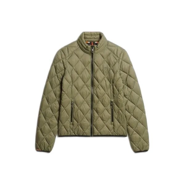 Damska kurtka puchowa Superdry Fuji Lite. Czarne kurtki damskie Superdry., xs, bez wzorów, z puchu, bez kaptura. Za 418.25 zł.