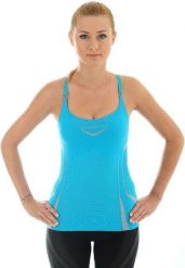 Brubeck Koszulka damska Fitness W niebieska r. S (CM10070*S*laz). Niebieskie koszulki sportowe damskie Brubeck, s, bez wzorów, bez kołnierzyka. Za 90.09 zł.