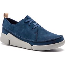Półbuty CLARKS - Tri Clara 261423794 Navy Nubuck. Półbuty damskie marki Clarks. Za 389.00 zł.