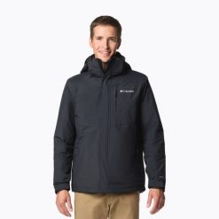 Kurtka ocieplana męska Columbia Element Blocker III Interchange. Czarne kurtki męskie Columbia, m, bez wzorów, z puchu, trekkingowe. Za 779.99 zł.