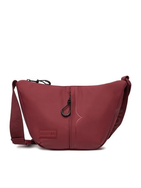 Hunter Torebka C-HTR-B-011-08 Bordowy. Czerwone listonoszki damskie Hunter, bez wzorów, z materiału, bez dodatków. Za 129.99 zł.