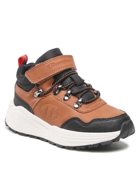 Champion Sneakersy Climb Rx Mi B Ps S32440-CHA-MS053 Brązowy. Brązowe buty sportowe chłopięce Champion, bez wzorów, ze skóry, bez zapięcia. Za 159.99 zł.