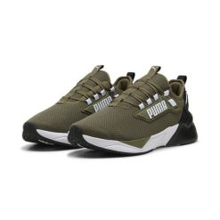 Buty do biegania unisex Retaliate 3 PUMA. Zielone buty sportowe męskie Puma, bez zapięcia, do biegania. Za 299.00 zł.