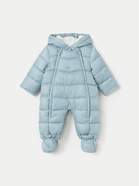 Mayoral Kombinezon zimowy 2607 Niebieski Regular Fit. Niebieskie buty zimowe dziewczęce Mayoral, bez wzorów, z syntetyku, bez zapięcia. Za 209.99 zł.