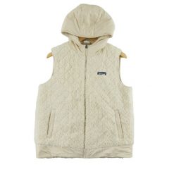 Second life - Kurtka z polaru w kolorze beżowym dla kobiet - Stan dobry. Brązowe kurtki damskie Patagonia, bez wzorów, z polaru, bez kaptura, trekkingowe. Za 253.76 zł.