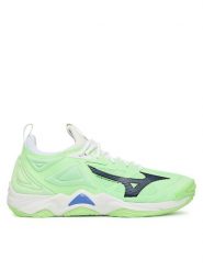 Mizuno Buty halowe Wave Momentum 3 V1GA2312 Zielony. Zielone buty sportowe męskie Mizuno, z materiału, bez zapięcia. Za 399.99 zł.
