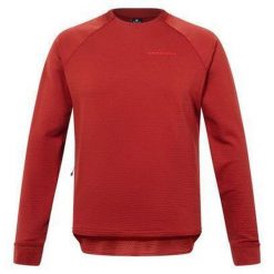 Longsleeve rowerowy męski Endura Singletrack Fleece brick. Czerwone bluzki z długim rękawem męskie ENDURA, m, bez wzorów, bez kołnierzyka. Za 269.99 zł.