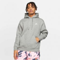 Bluzy do chodzenia męskie Nike Club Hoodie PO. Szare bluzy męskie Nike, m, bez wzorów, z kapturem. Za 299.00 zł.