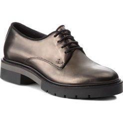 Oxfordy TOMMY HILFIGER - Metallic Leather Lac FW0FW03150 Dark Silver 015. Półbuty damskie Tommy Hilfiger. W wyprzedaży za 359.00 zł.