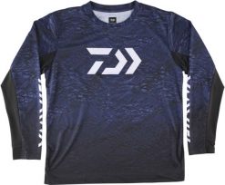 Koszulka Daiwa D-Vec Sunprotection Longsleeve. Bluzki z długim rękawem męskie Daiwa, m, bez wzorów, bez kołnierzyka. Za 429.66 zł.