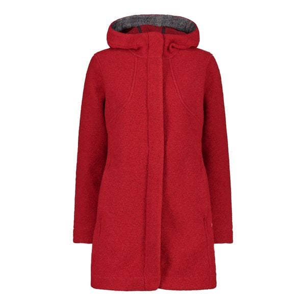 Płaszcz damski z kapturem CMP. Szare bluzy damskie CMP, bez wzorów, z materiału, długie, z kapturem. Za 527.00 zł.