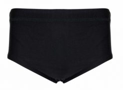 Kąpielówki chłopięce spodenki treningowe Aqua-Sport Faster. Czarne kąpielówki dla chłopców AQUA-SPORT, bez wzorów, z materiału. Za 26.99 zł.
