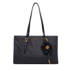 Torebka MICHAEL Michael Kors. Czarne torebki do ręki damskie MICHAEL Michael Kors, bez wzorów, klasyczne, bez dodatków. Za 879.99 zł.