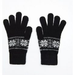 Rękawiczki - Czarny. Czarne rękawiczki damskie Cropp. Za 24.99 zł.