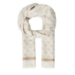 Szal Guess. Brązowe szaliki i chusty damskie Guess, z aplikacjami. Za 199.99 zł.