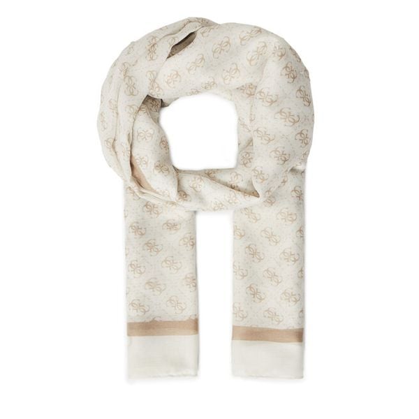Szal Guess. Brązowe szaliki i chusty damskie Guess, z aplikacjami. Za 194.99 zł.
