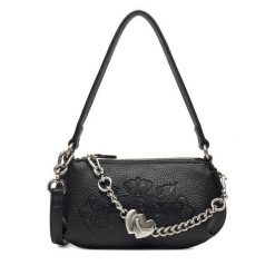 Torebka Juicy Couture. Czarne torebki do ręki damskie Juicy Couture, bez wzorów, klasyczne, bez dodatków. Za 249.99 zł.