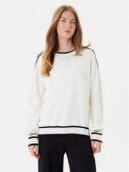 Liu Jo Sweter TF5230 MS59L Écru Regular Fit. Swetry damskie Liu Jo, l, bez wzorów, z wiskozy, bez kołnierzyka, bez ramiączek, bez kaptura. Za 469.99 zł.
