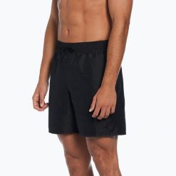 Szorty kąpielowe męskie Nike Swim Breaker 7" Volley. Czarne kąpielówki męskie Nike, m, bez wzorów, do pływania. Za 209.99 zł.