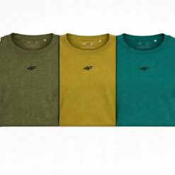 T-SHIRT MĘSKI 4F KOSZULKA LIMITOWANA KOMPLET ZESTAW 3 SZTUKI 5XL M3947 SS26. Koszulki sportowe męskie 4f, m, bez wzorów, z bawełny, bez kołnierzyka, bez ramiączek, na fitness i siłownię. Za 113.50 zł.