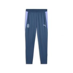 Spodnie dresowe OM. Niebieskie spodnie sportowe męskie Puma, m, bez wzorów, z dresówki, na fitness i siłownię. Za 324.50 zł.
