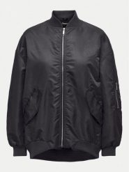 ONLY Kurtka bomber Mille 15322732 Szary Oversize. Szare kurtki damskie Only, xs, bez wzorów, z syntetyku, bez kaptura. Za 229.99 zł.